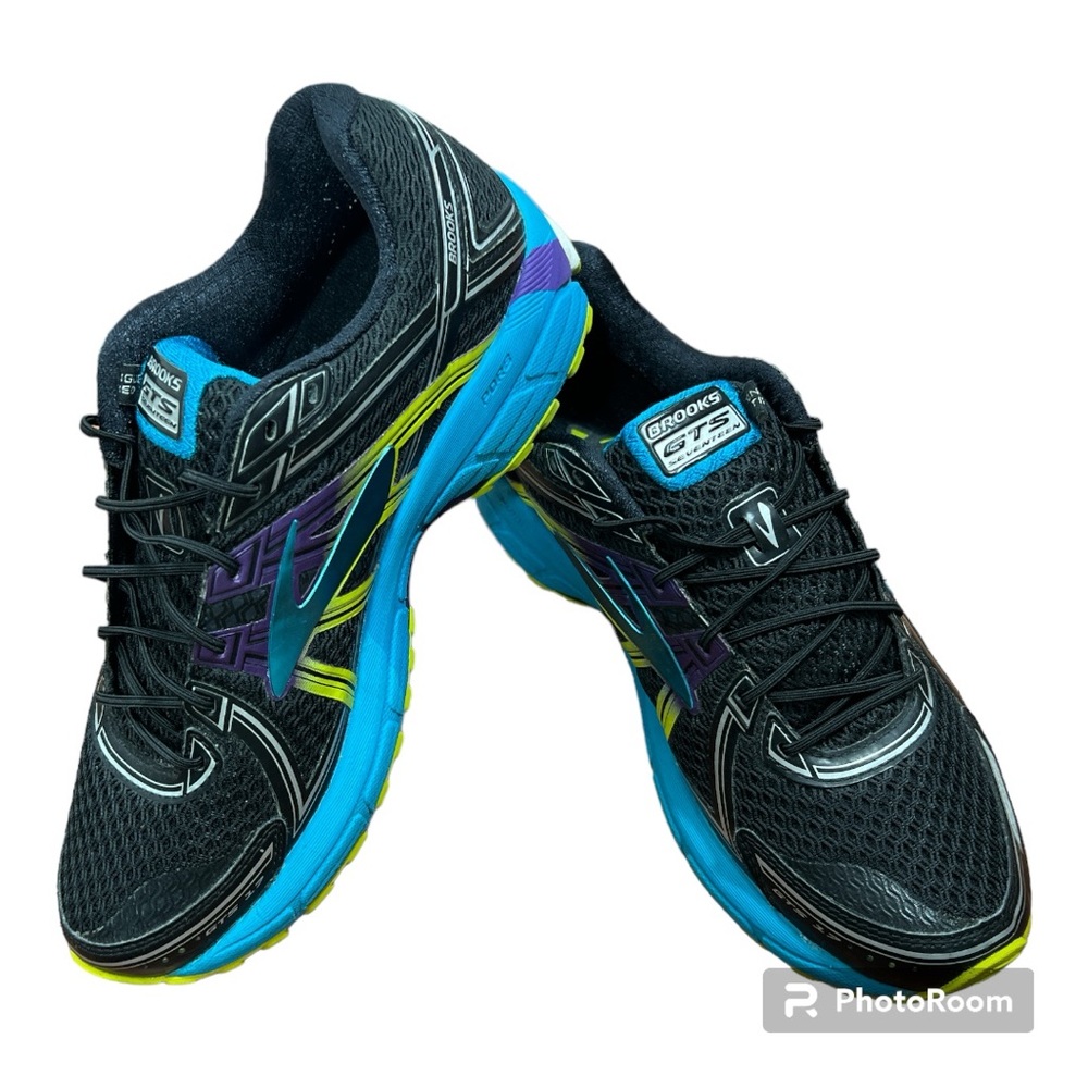 Brooks Adrenalin GTS-17 Black Running Shoes Sz 8.5